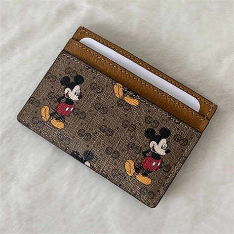 gucci disney cardholder|Gucci card holder men's selfridges.